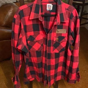 Jackalope Brewing Company Buffalo Plaid Button Down